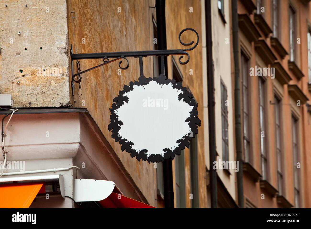 Old forge iron sign with empty space Stock Photo - Alamy