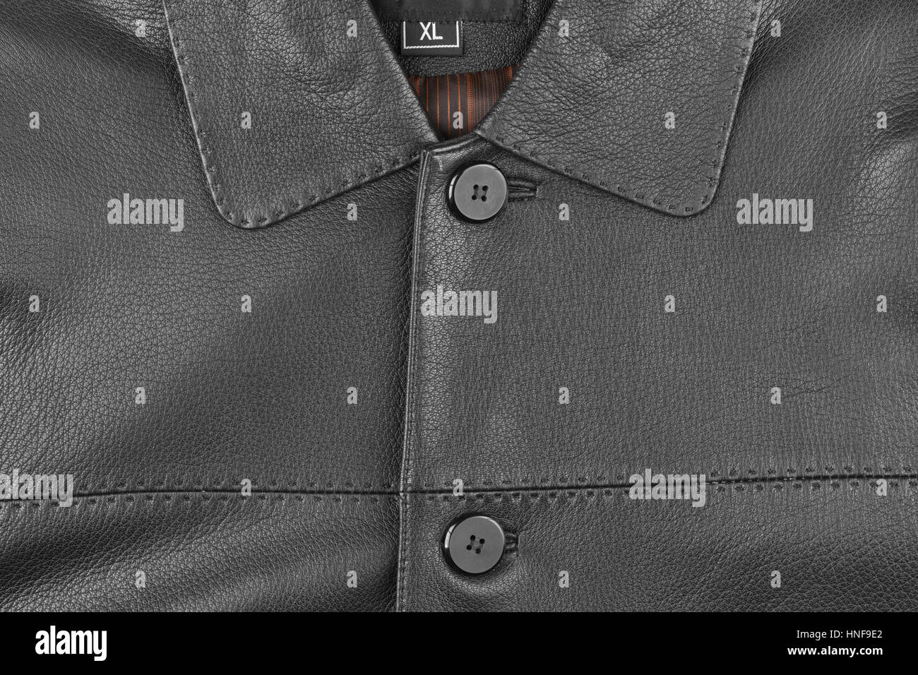 Texture of men's leather jacket size XL. View from above Stock Photo Alamy