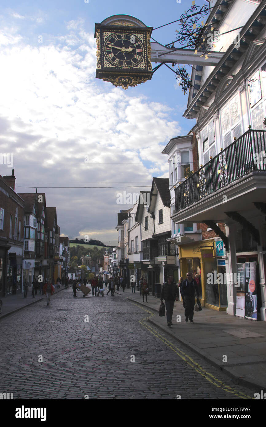 Guildford town clock hires stock photography and images Alamy