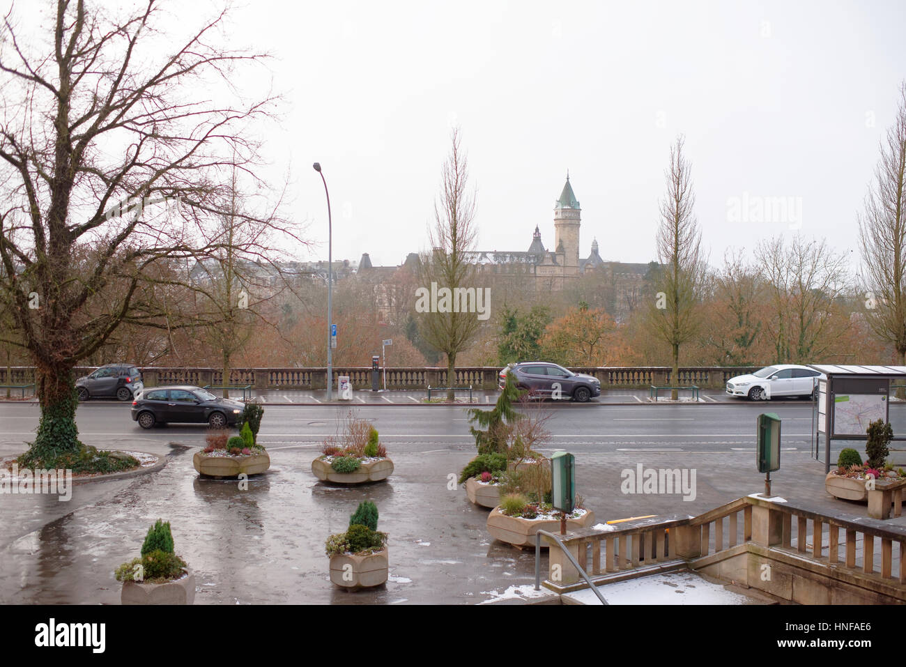 Grand Duchy Of Luxembourg Luxembourg January 03 2017 On The Stock Photo Alamy alamy