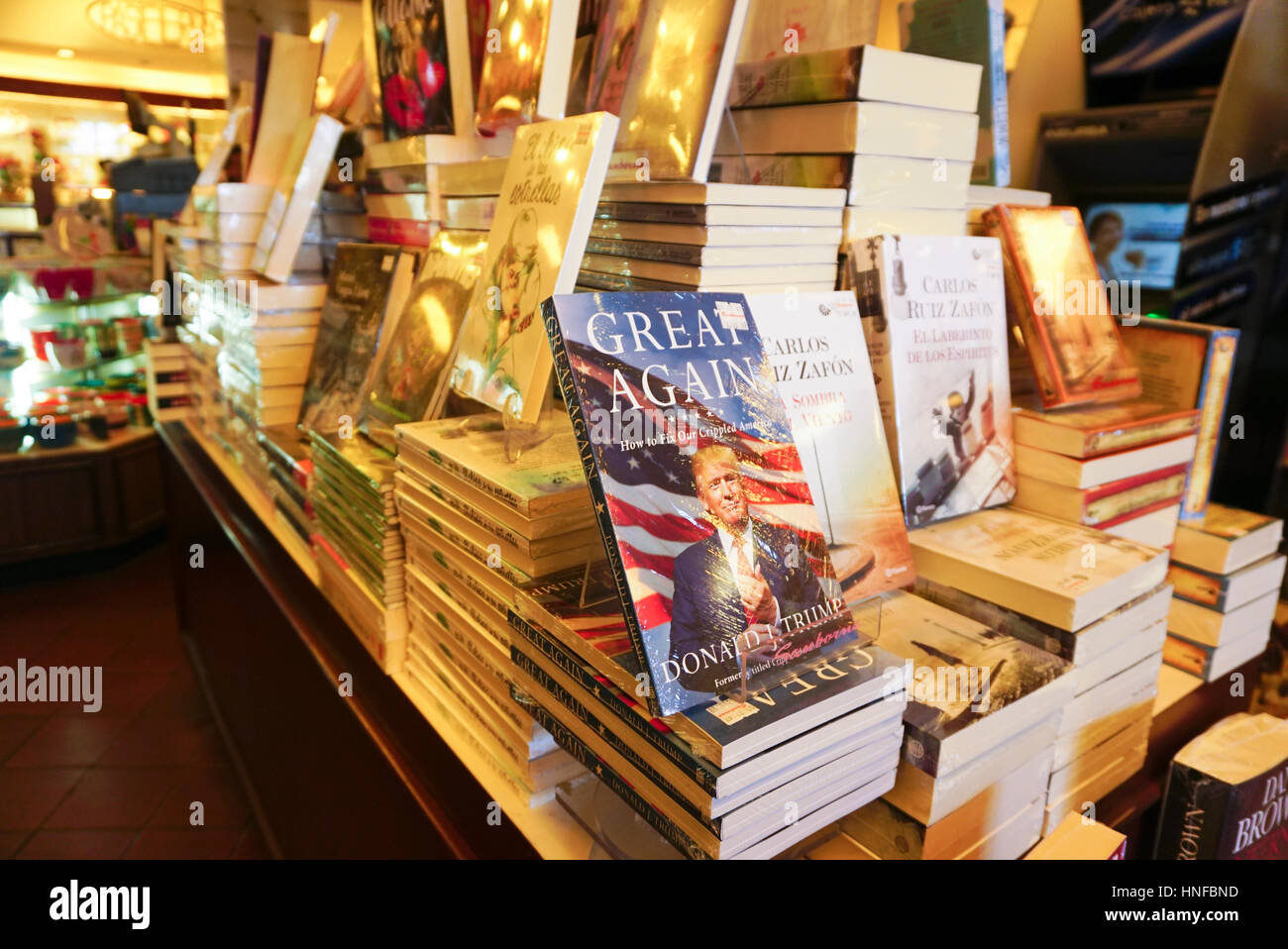 Donald Trump book sold in Sanborns department store in Acapulco, Mexico ...
