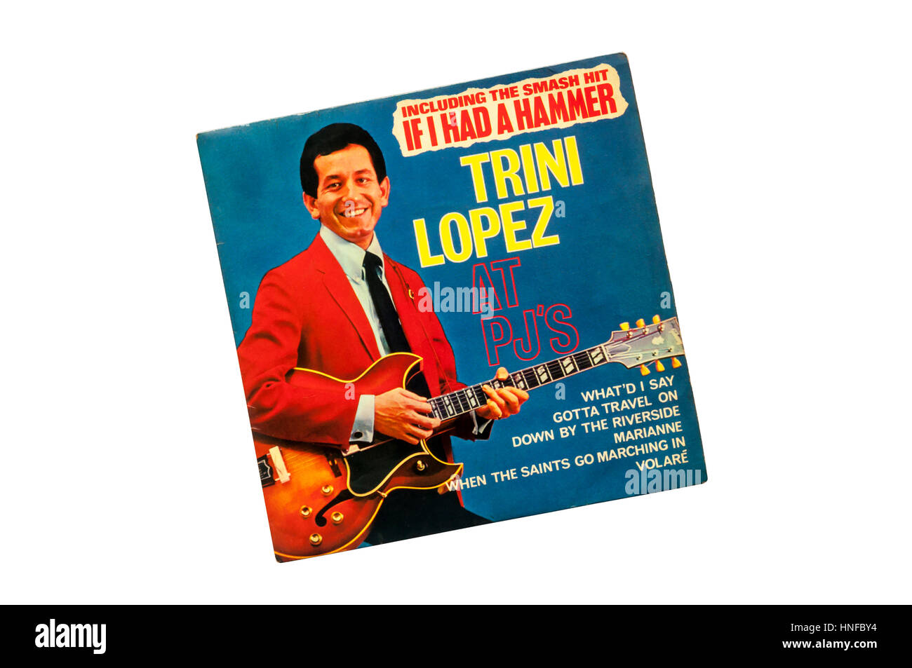 EP Trini Lopez at PJ's released in 1963. Stock Photo