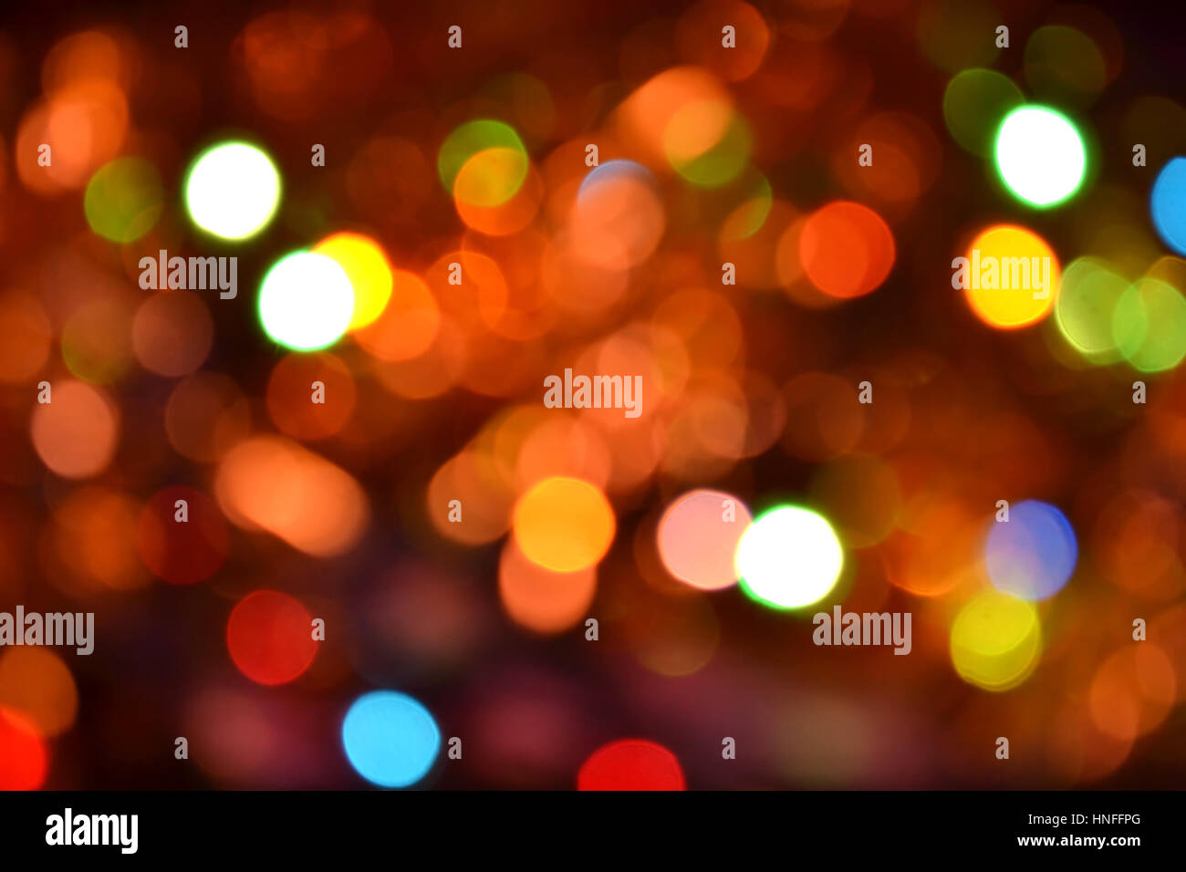 Orange and red bokeh. The background with boke. Abstract texture. Color ...