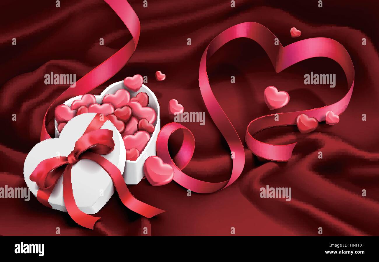 Heart shaped container Stock Vector Images - Alamy