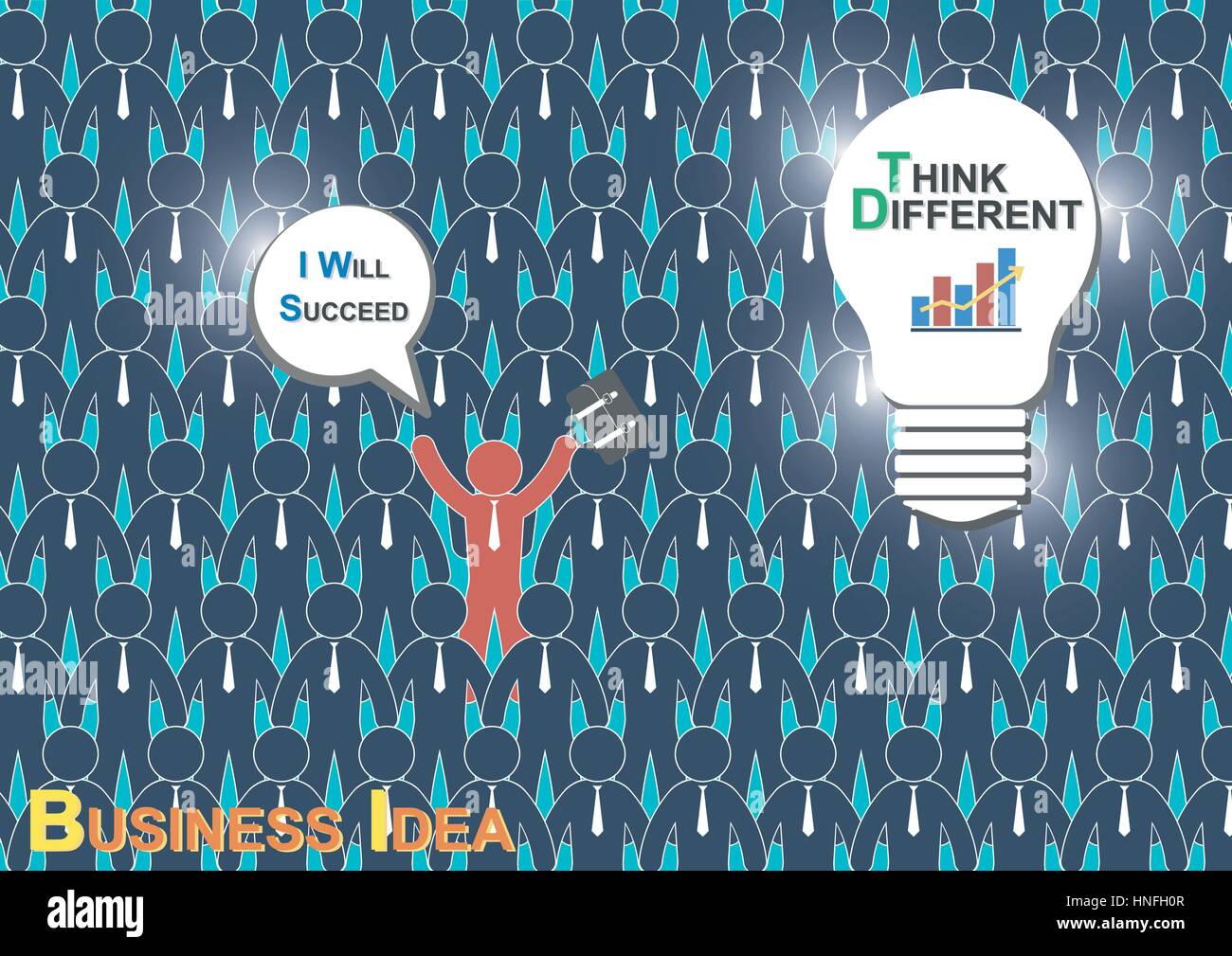Think Different ( Business Idea ) ( The businessman have different idea