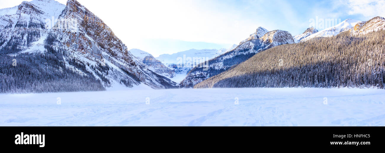 Lake Louise Winter Stock Photo - Alamy