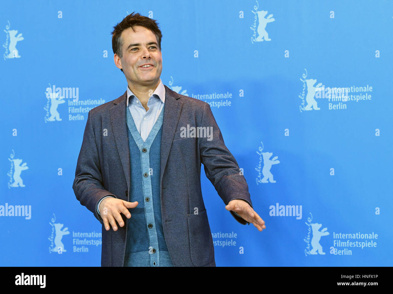 Berlin, Germany. 12th Feb, 2017. Director Sebastian Lelio photographed ...