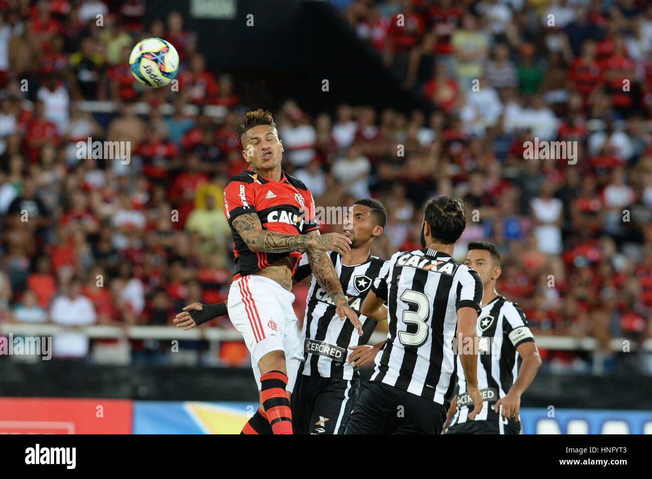Rio De Janeiro, Brazil. 12th Feb, 2017. Pablo Guerrero for Botafogo x