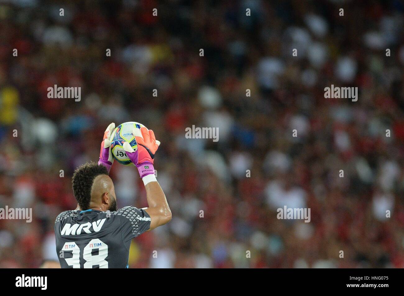 Rio De Janeiro, Brazil. 12th Feb, 2017. Goalkeeper Wall for Botafogo x