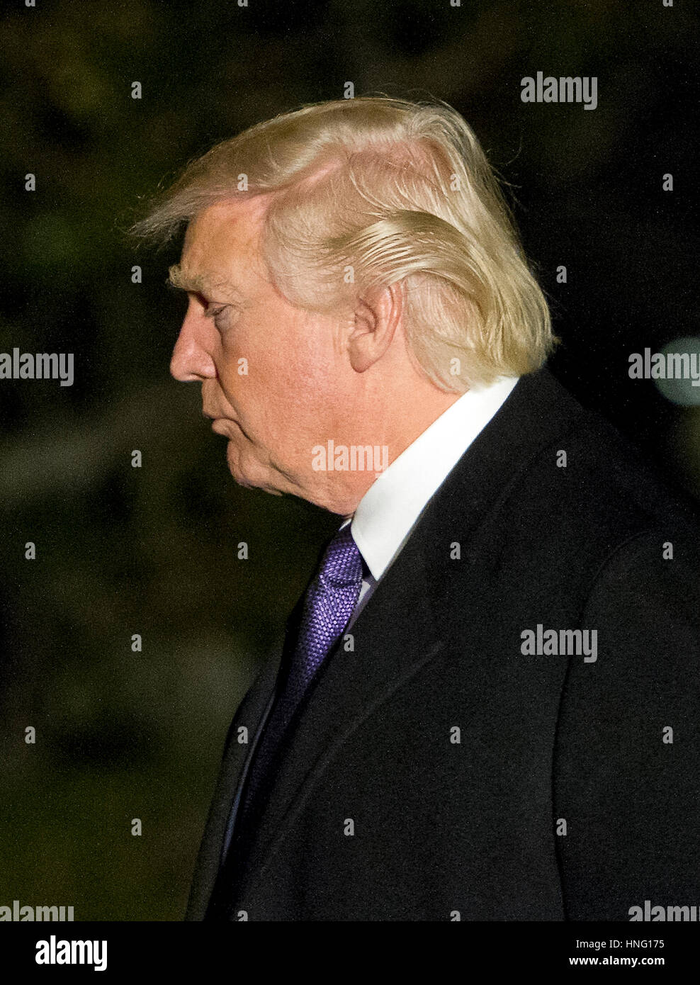 United States President Donald J. Trump returns to the White House ...