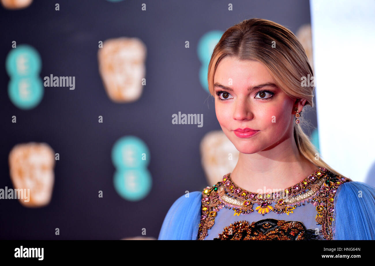 Anya Taylor-Joy attending the EE British Academy Film Awards held at ...