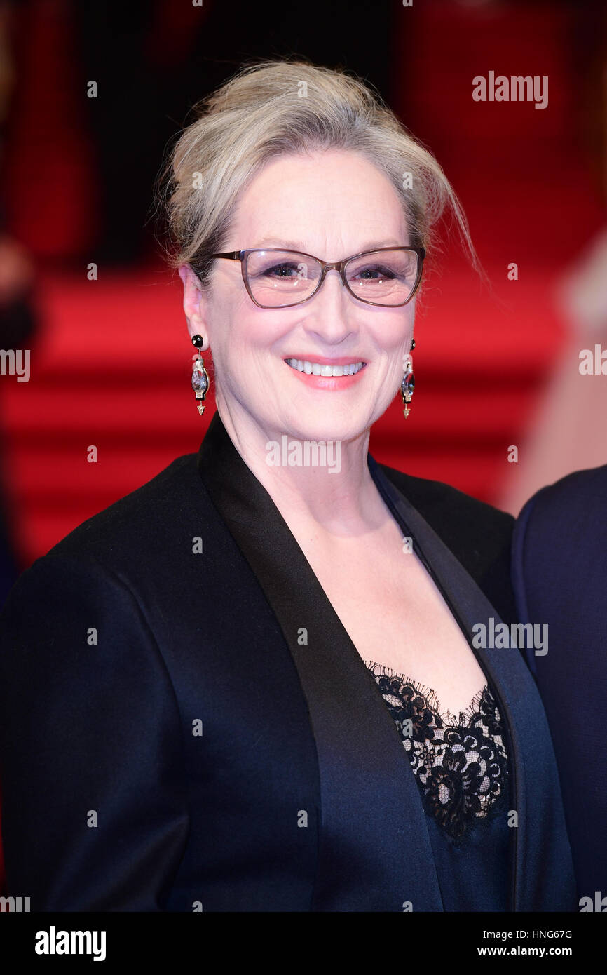 Meryl Streep Attending The Ee British Academy Film Awards Held At The Royal Albert Hall 