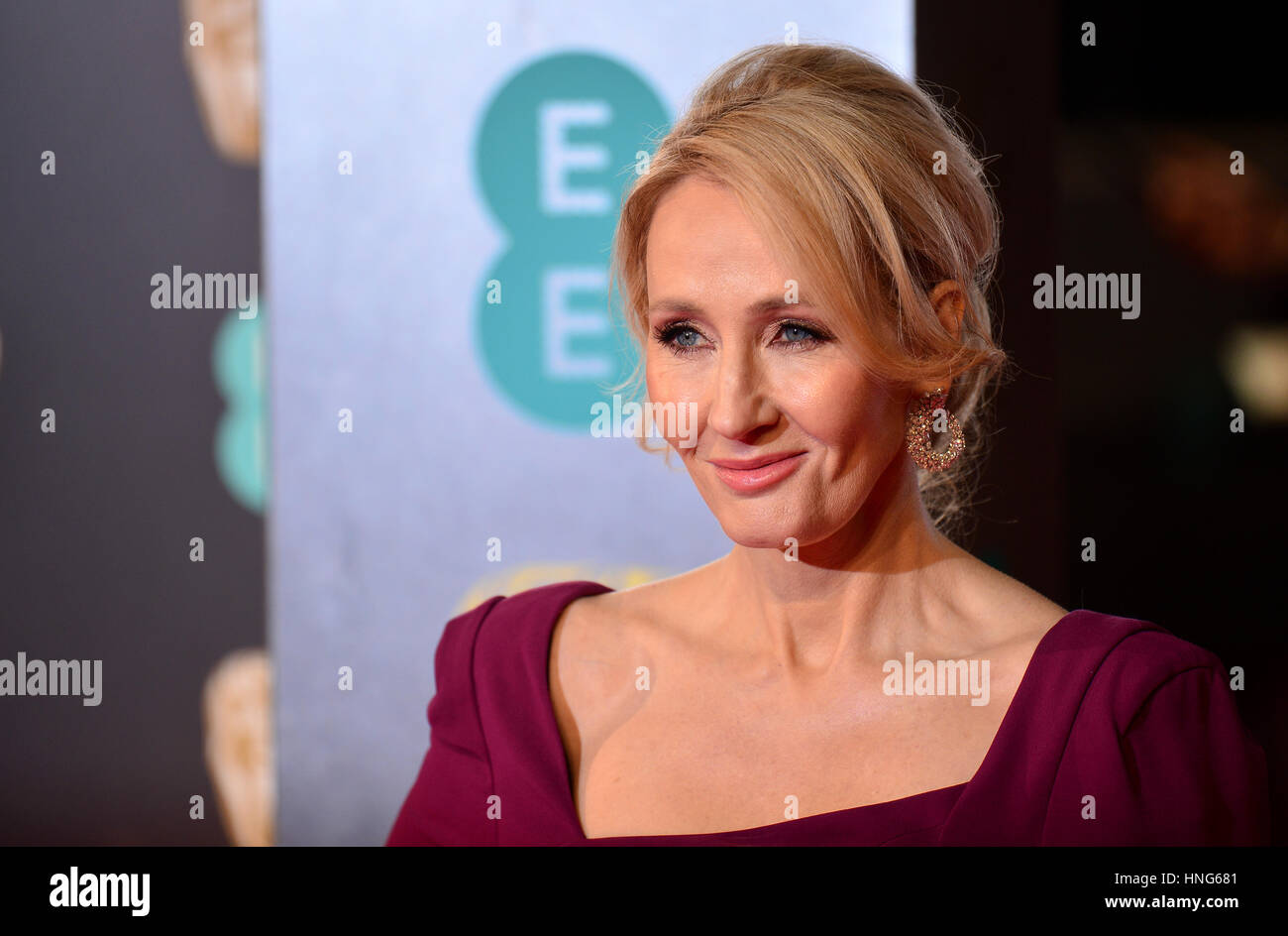 J. K. Rowling attending the EE British Academy Film Awards held at the ...
