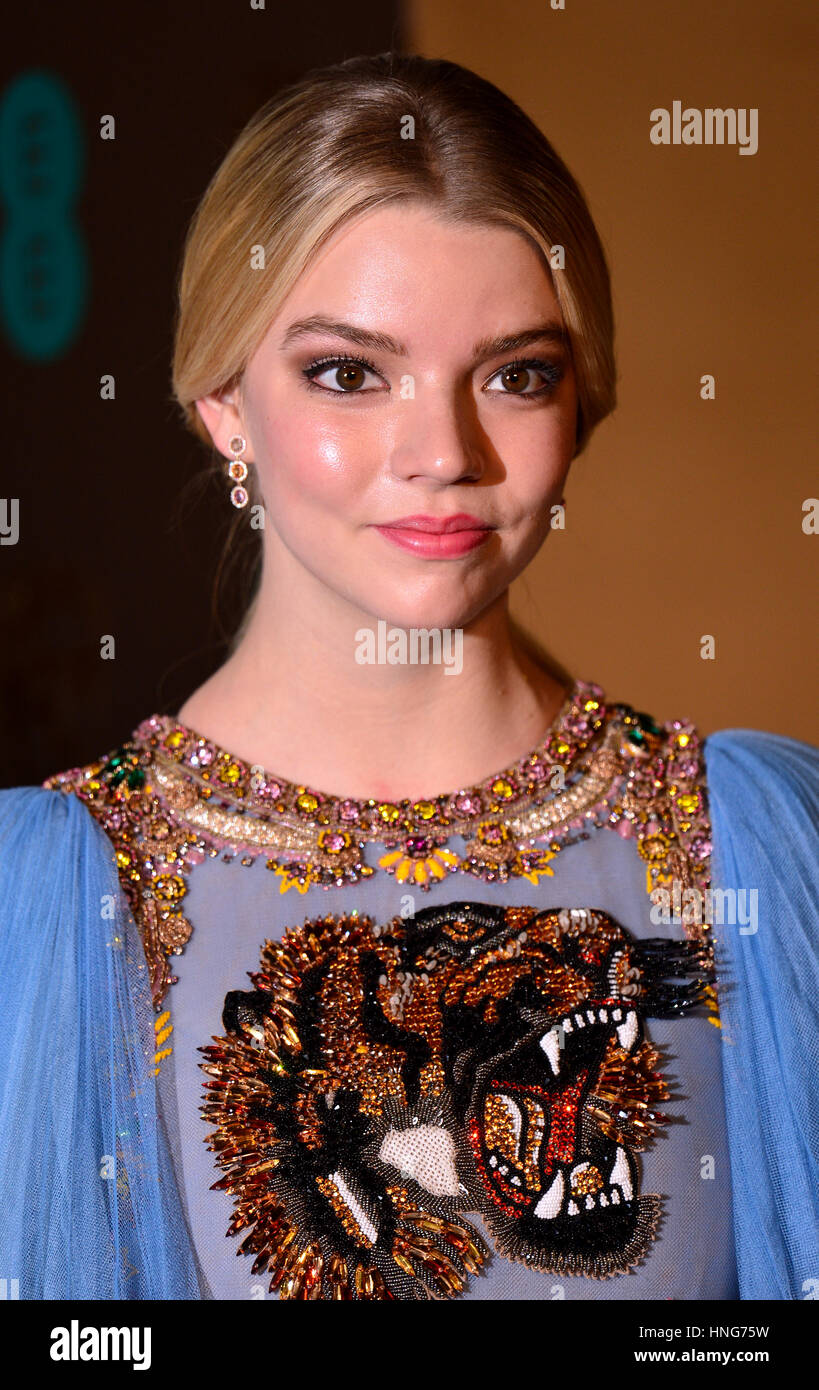 Anya Taylor-Joy attending the after show party for the EE British Academy Film Awards at the Grosvenor House Hotel in central London. Stock Photo