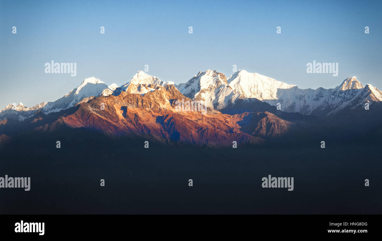 Himalayas from local village hi-res stock photography and images - Alamy
