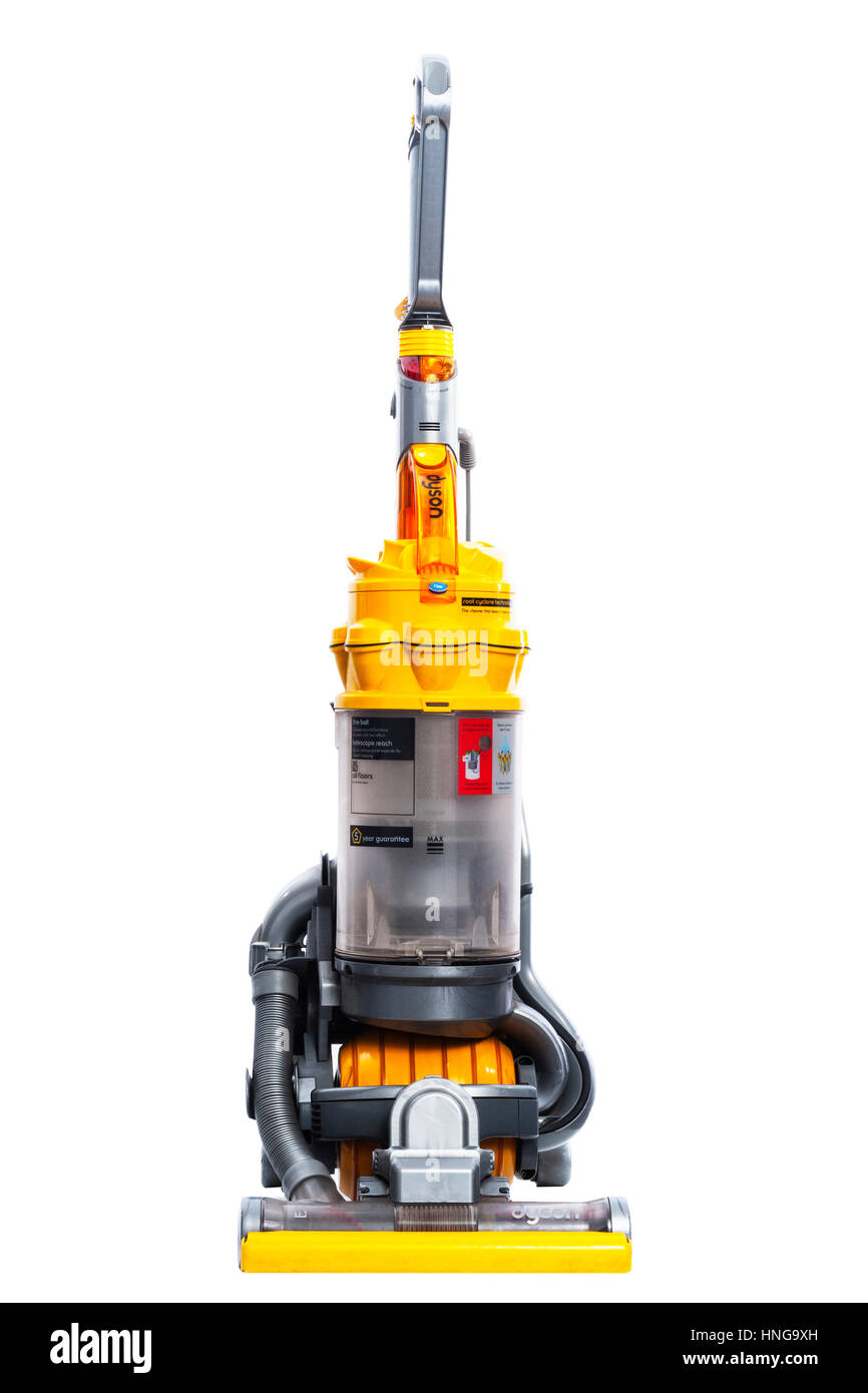 A Dyson DC15 all floors ball hoover on a white background Stock Photo