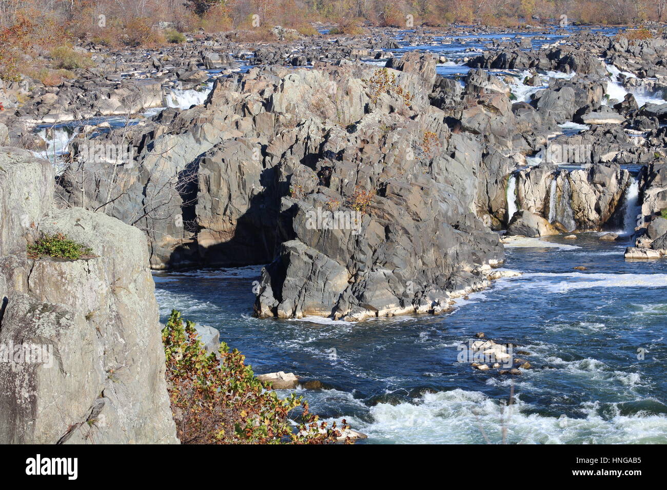 Great Falls, Viirginia, Stock Photo