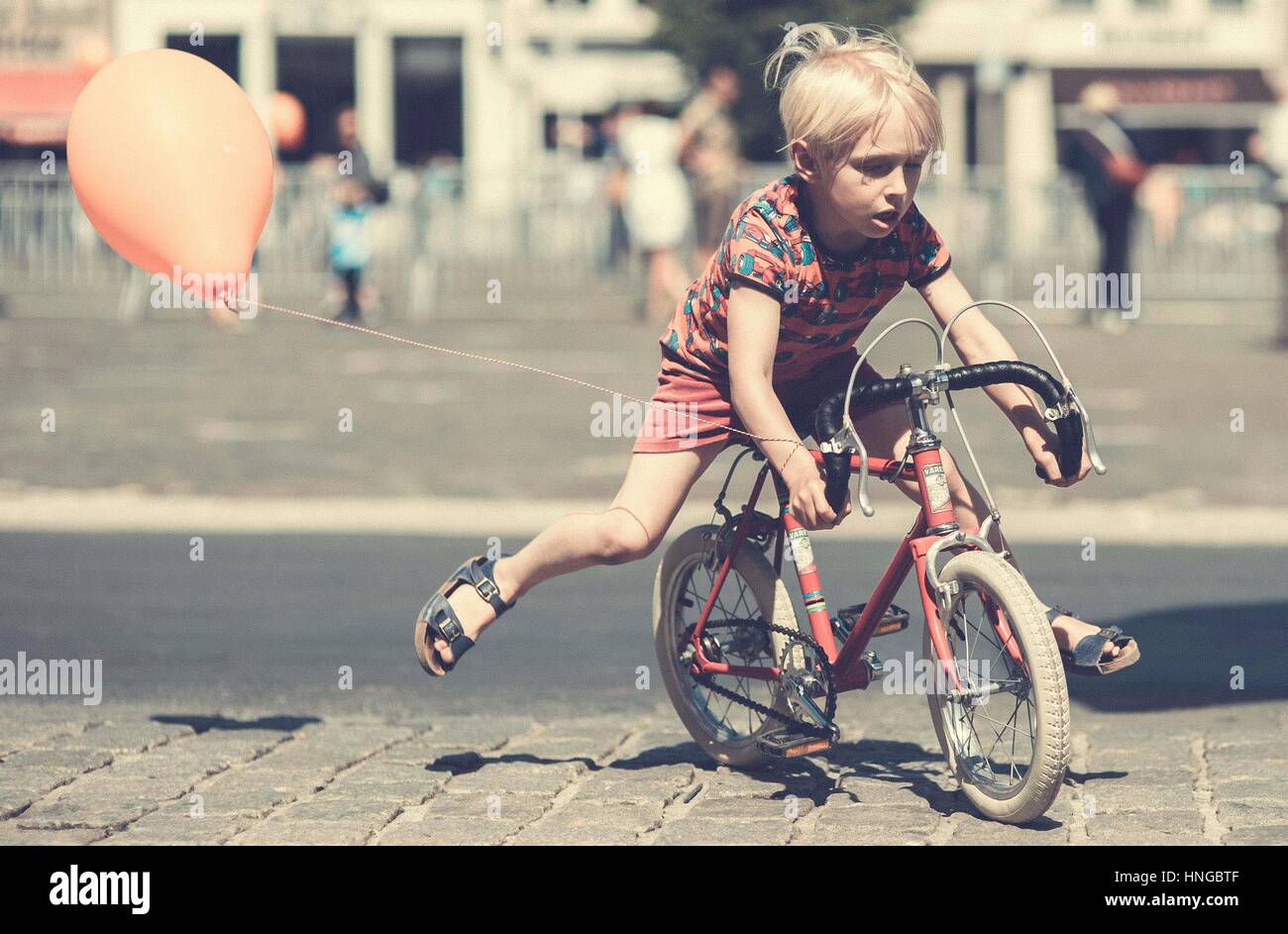 Retro Ronde of the Tour of Flanders in Oudenaarde, Belgium. Stock Photo