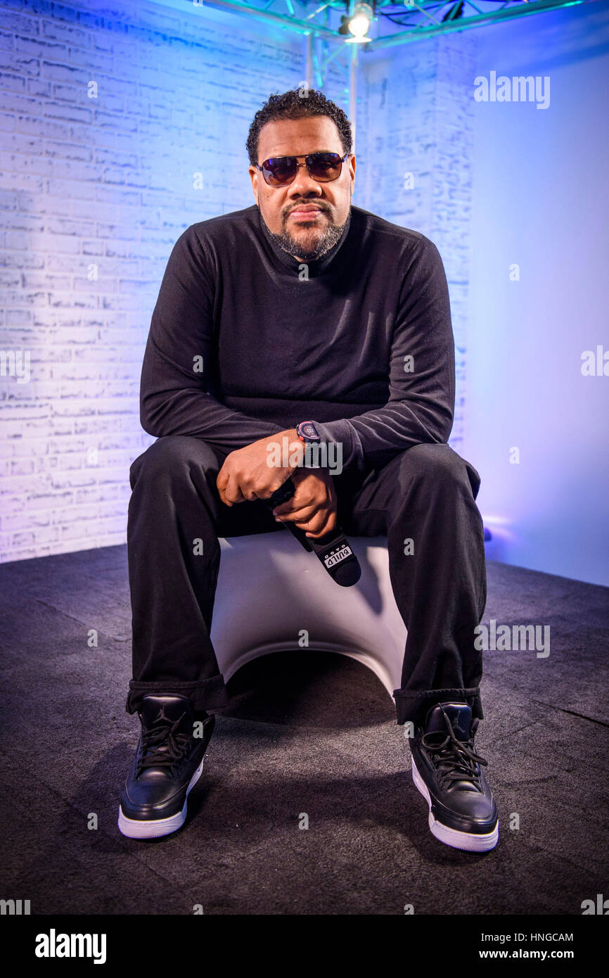 Fatman Scoop during a BUILD series event in London Stock Photo Alamy