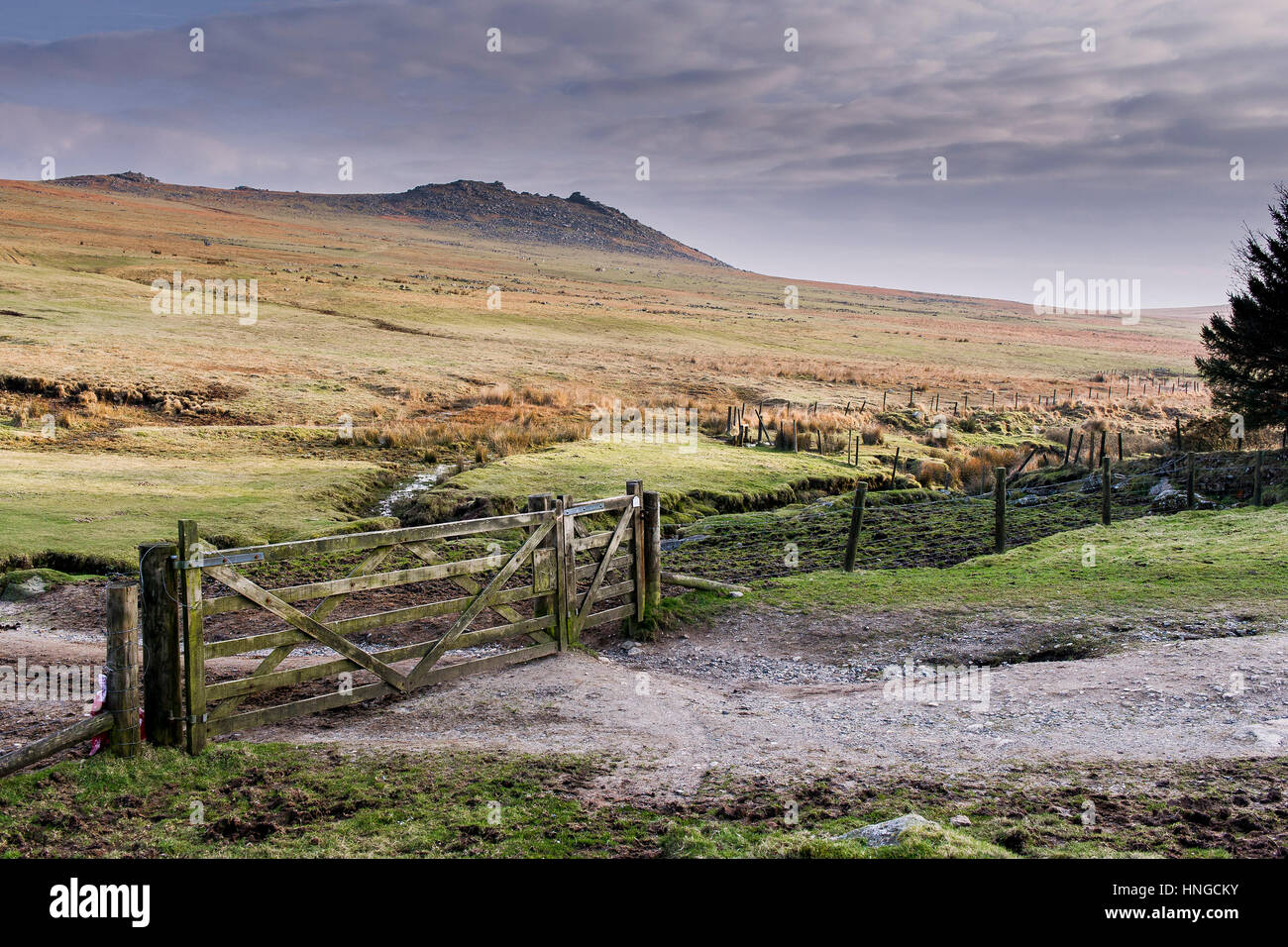 Wooden gate and fence hi-res stock photography and images - Alamy