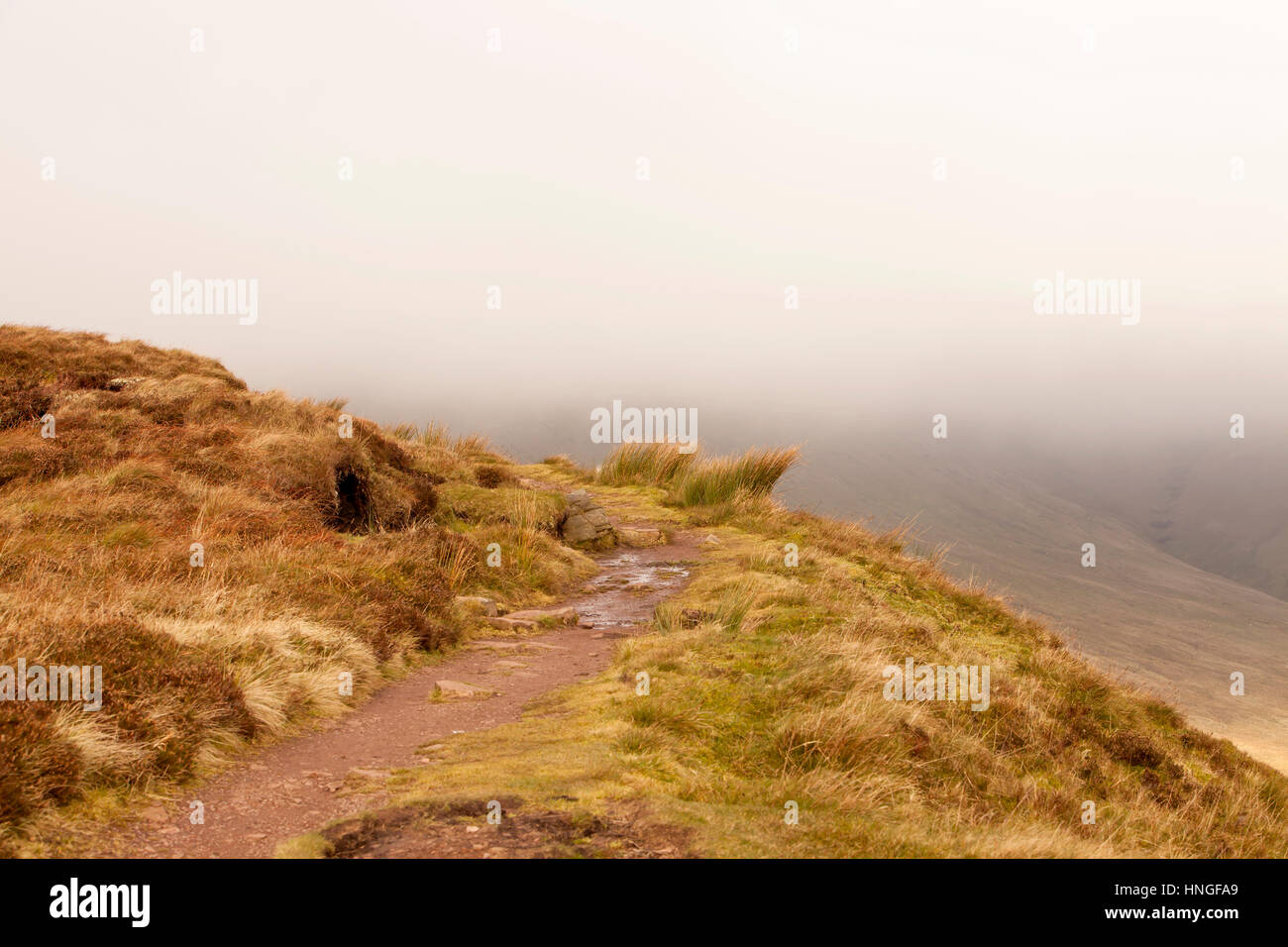 The Path Along the Escarpment. A public walking path goes along the ...