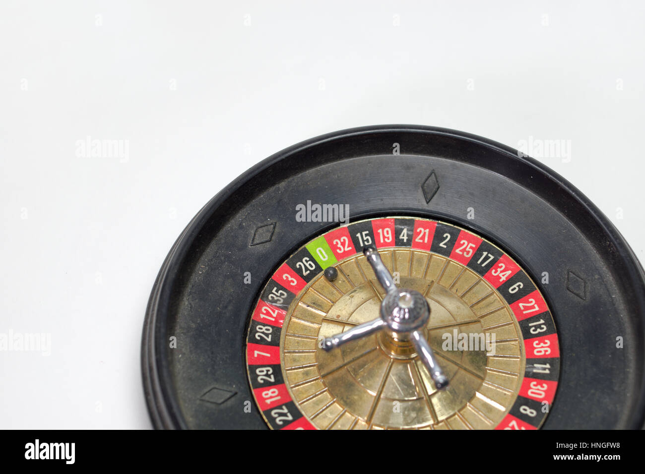 toy roulette wheel for freestanding. zero in focus Stock Photo Alamy