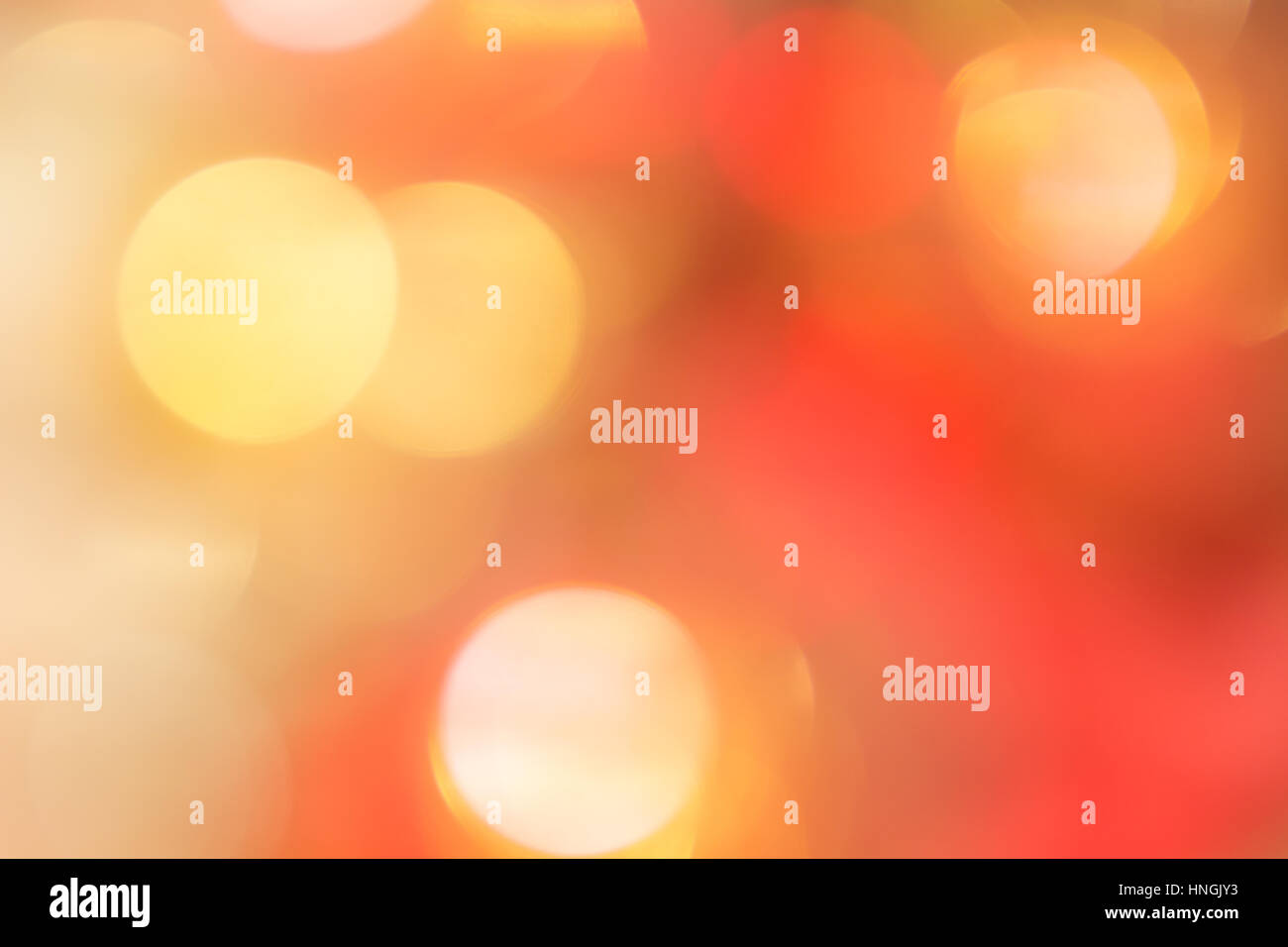 Orange and red bokeh. The background with boke. Abstract texture. Color circles Stock Photo