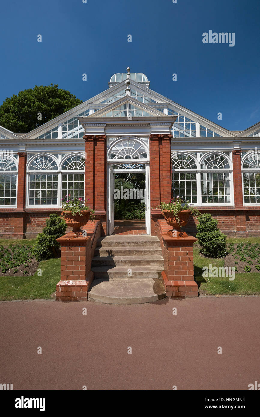 Conservatory West Park Wolverhampton West Midlands England UK Stock Photo