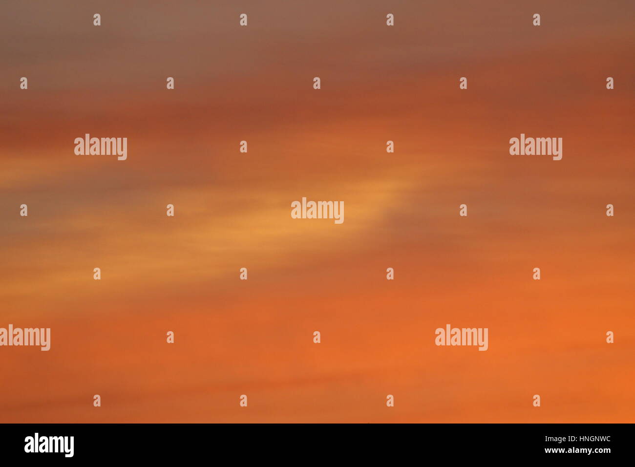 Orange Smooth Sunset or background Stock Photo