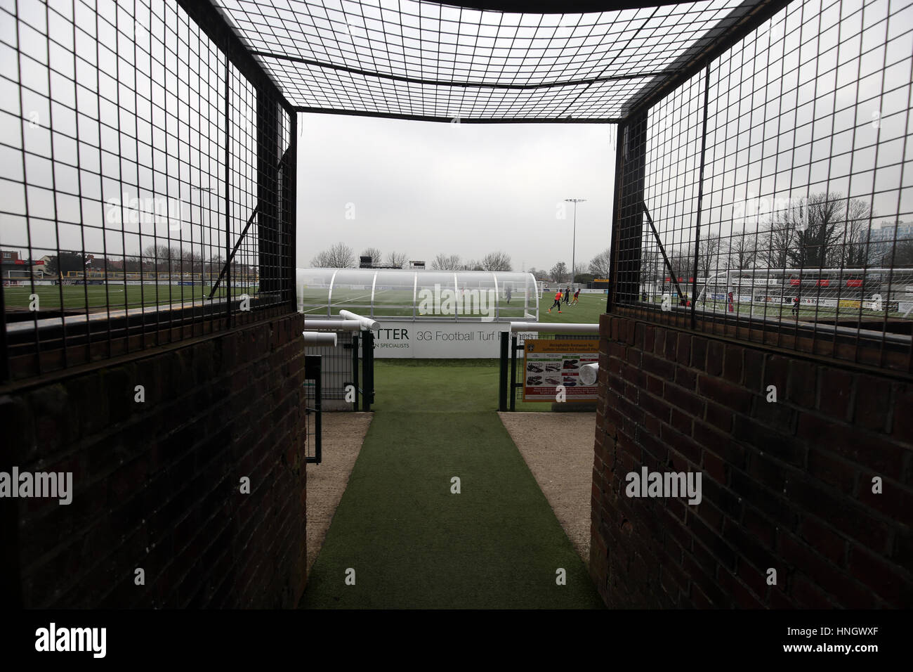 Soccer football gander green lane hires stock photography and images