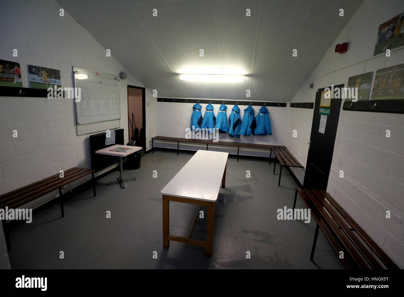A General View Of The Home Dressing Room At Gander Green