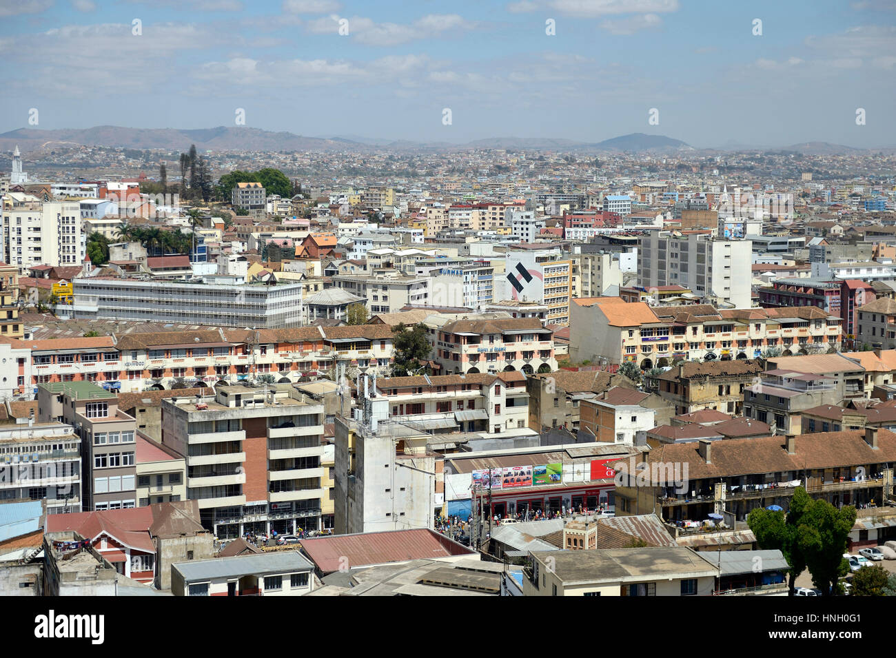 View on Antananarivo, Madagascar Stock Photo