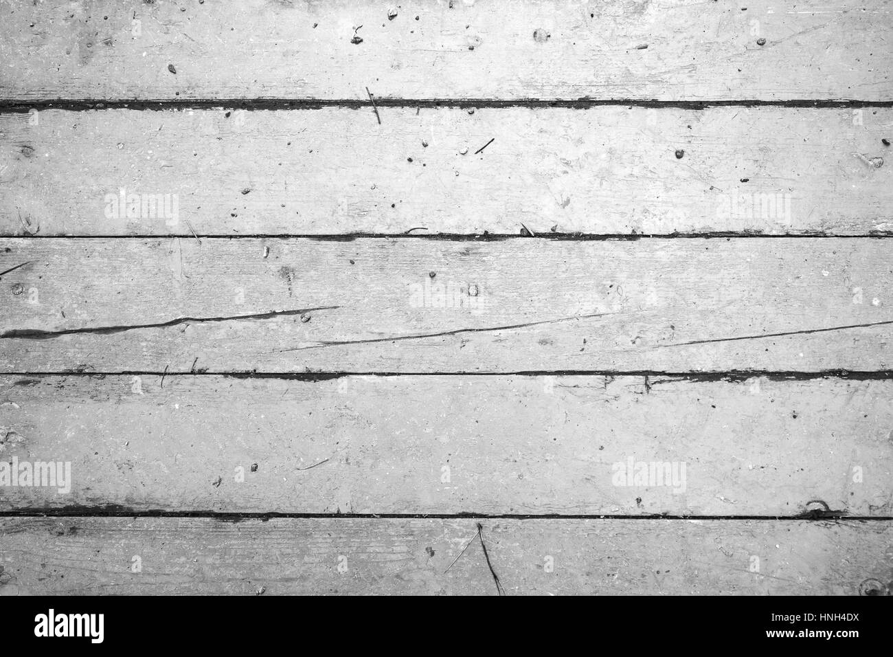 Wood board wall texture background in black&white Stock Photo