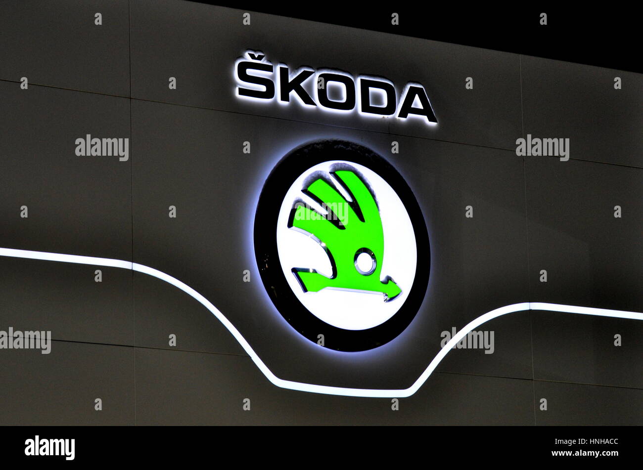 Skoda emblem hires stock photography and images Alamy
