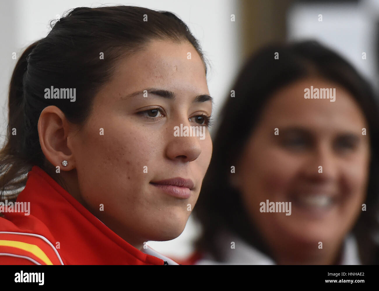 Garbine Muguruza, Conchita Martinez Stock Photo