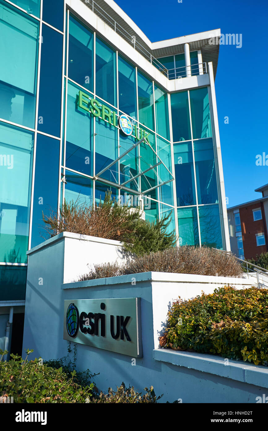 General view of the Aylesbury office of mapping company ESRI Stock