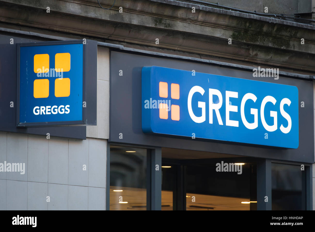 Greggs branding hi-res stock photography and images - Alamy