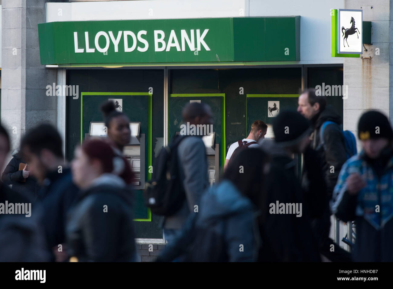 Lloyds bank sign logo Stock Photo Alamy