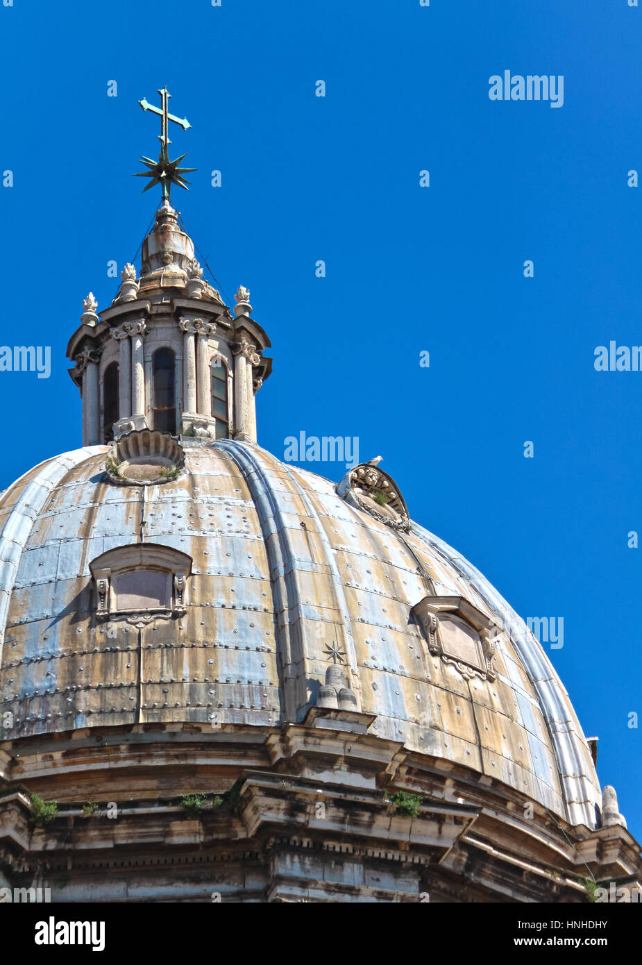 Sant Andrea Della Valle Dome in Rome Stock Photo