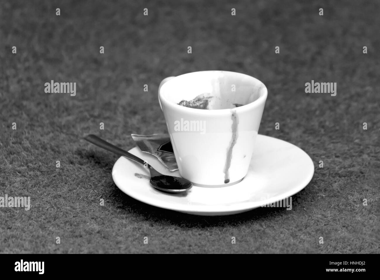 Dirty Coffee Cup Stock Photo Alamy