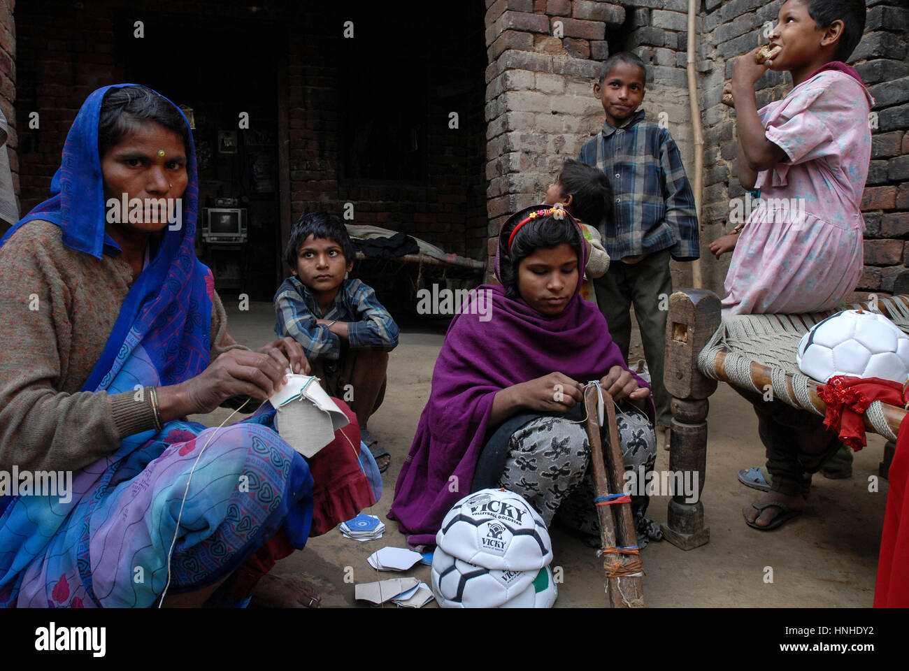 India Uttar Pradesh Meerut Village Kurali Cottage Industry