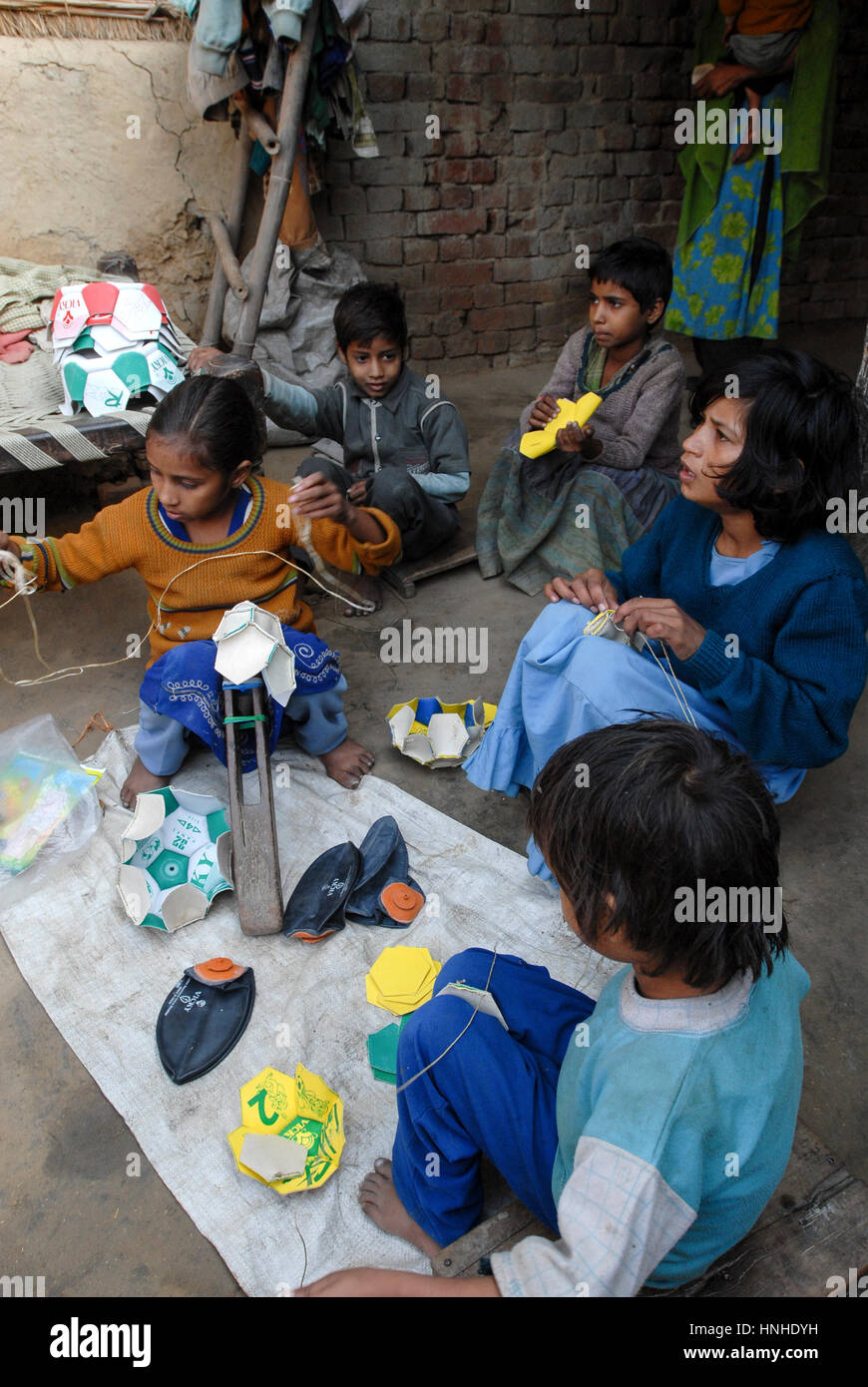 India Uttar Pradesh Meerut Village Kurali Cottage Industry