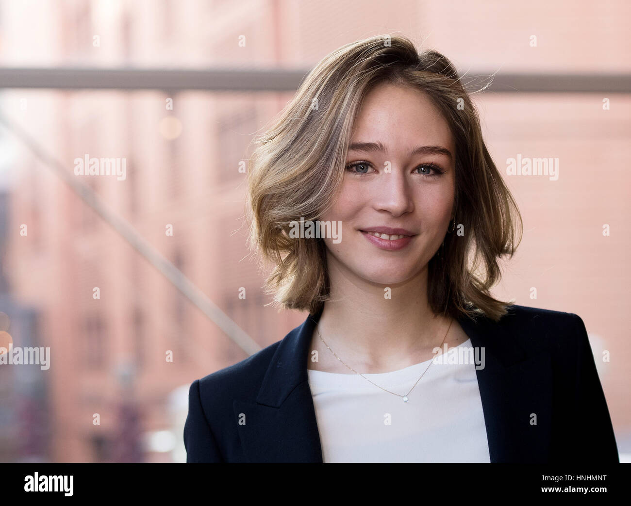 Berlin, Germany. 13th Feb, 2017. Polish actress Zofia Wichlacz