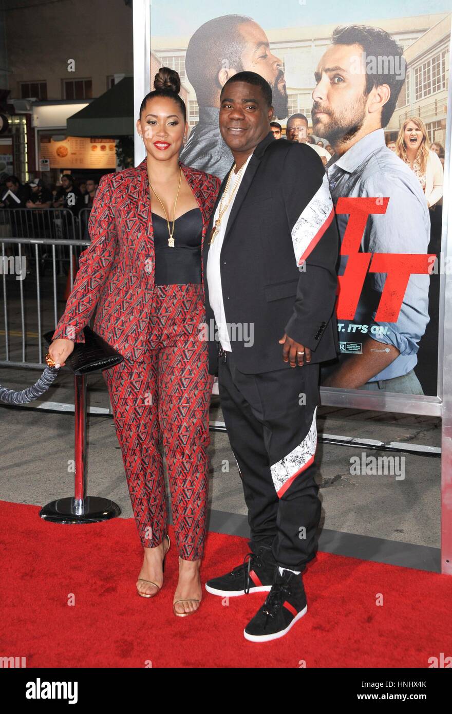 New York, NY, USA. 13th Feb, 2017. Tracy Morgan, Megan Wollover at arrivals for FIST FIGHT World Premiere, Regency Westwood Village Theatre, New York, NY February 13, 2017. Credit: Elizabeth Goodenough/Everett Collection/Alamy Live News Stock Photo