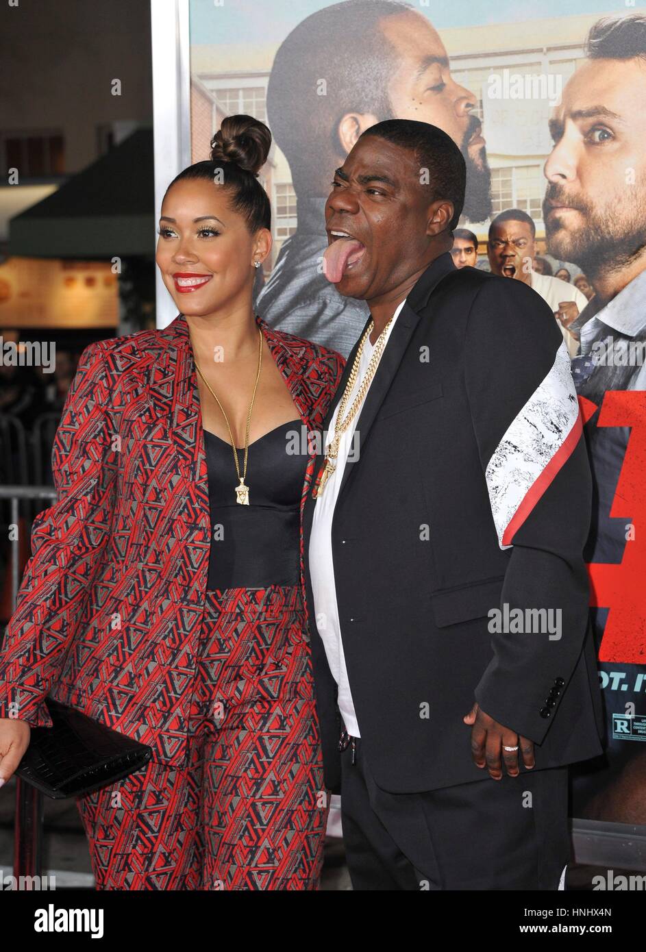 New York, NY, USA. 13th Feb, 2017. Tracy Morgan, Megan Wollover at arrivals for FIST FIGHT World Premiere, Regency Westwood Village Theatre, New York, NY February 13, 2017. Credit: Elizabeth Goodenough/Everett Collection/Alamy Live News Stock Photo