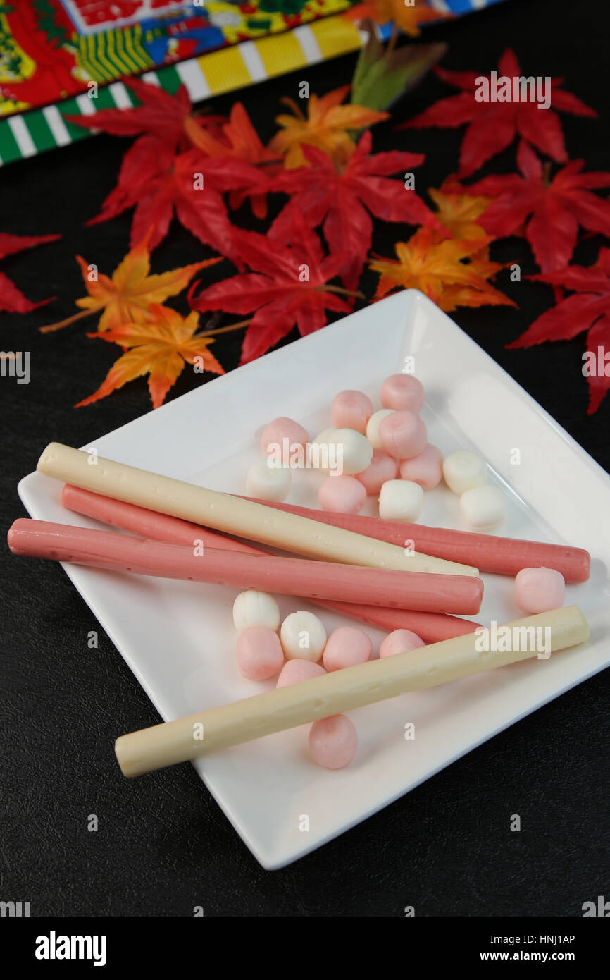 Chitoseame（Stick Candy) Stock Photo