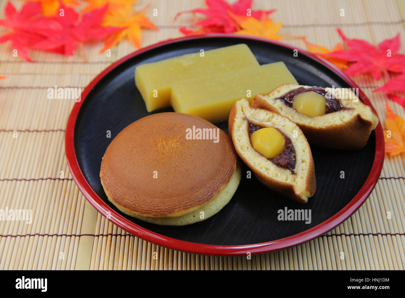Dorayaki cakes Stock Photo