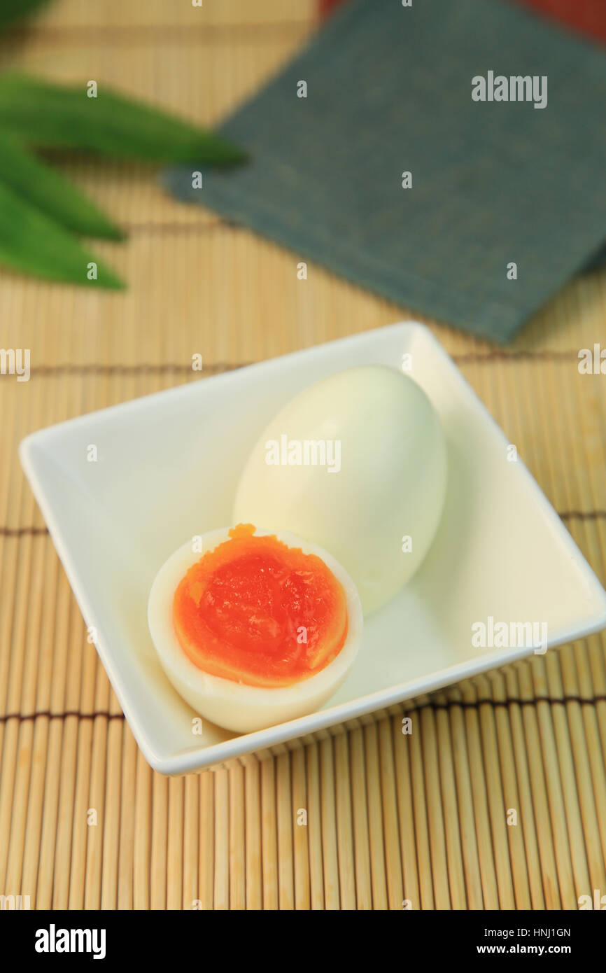 Boiled egg Stock Photo