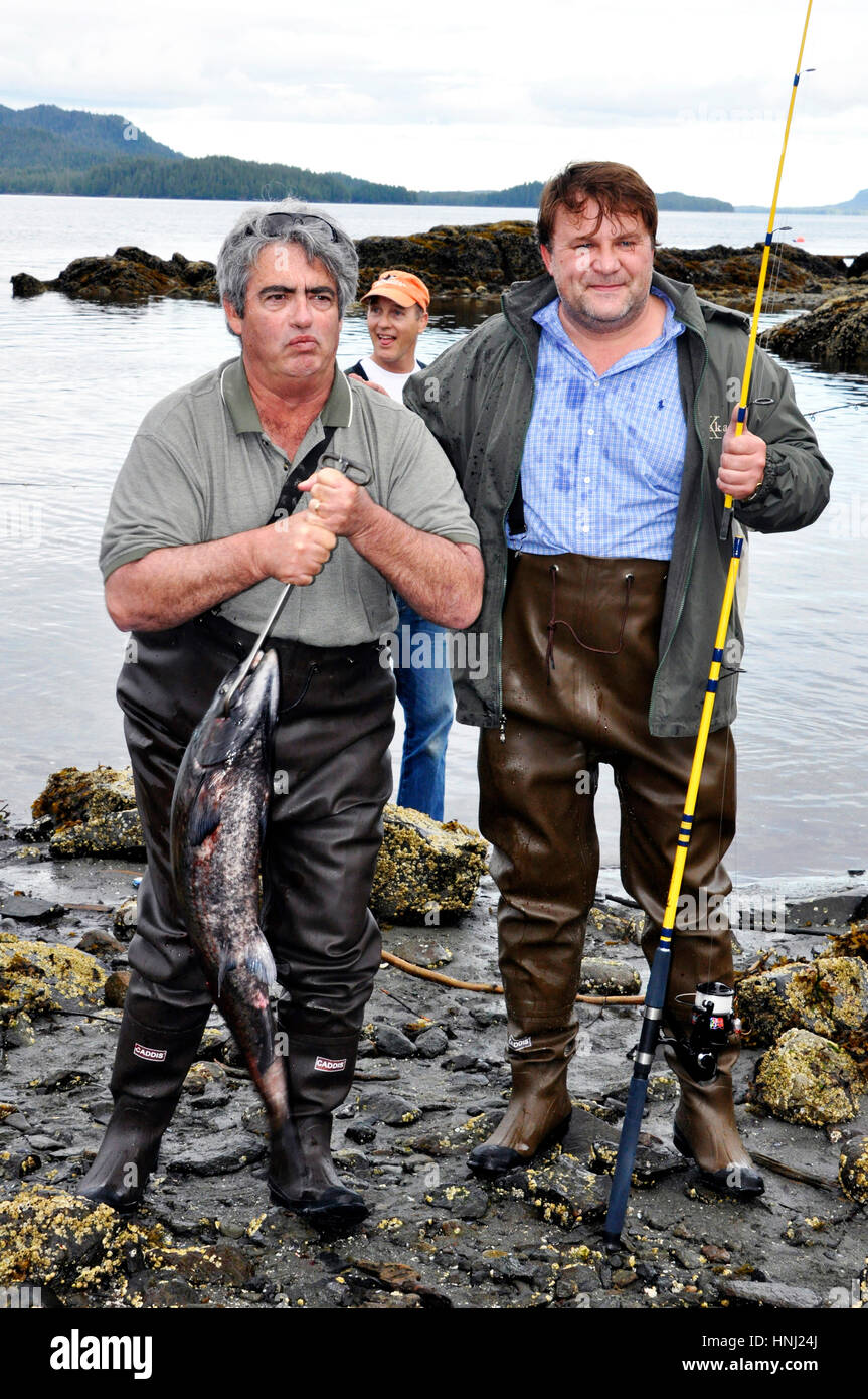 Two fishermans in Herring cove, near Ketchikan, Alaska Stock Photo Alamy