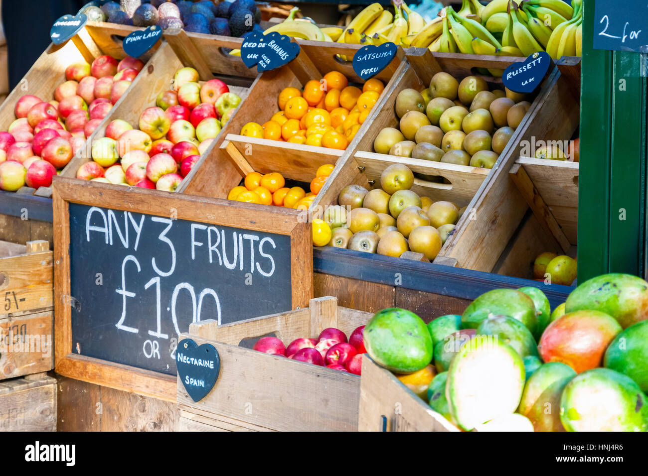 Borough england london southwark fruit market stall hires stock